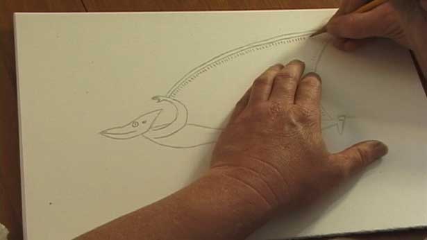 Jeffery and the Dinosaurs, Christoph Steger, Drawings by Jeffery Marzi