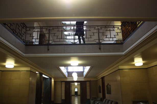 Unfolding the Aryan Papers (location recce), Jane and Louise Wilson